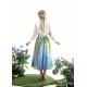 Cyans Qing Monet's Water Lilies Skirt(3 Colours/Full Payment Without Shipping)